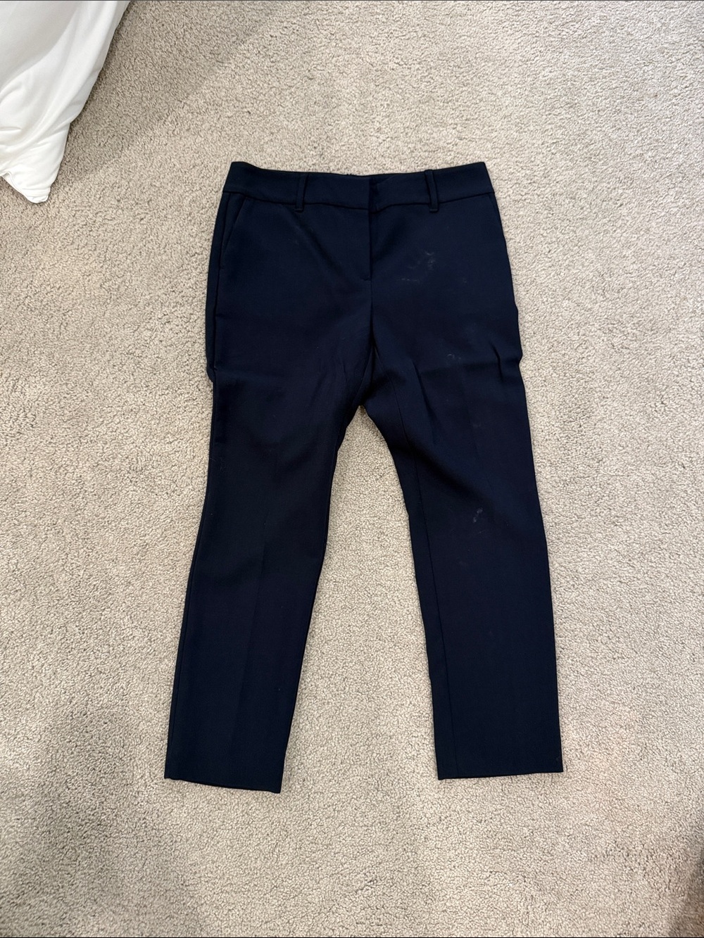 Ann Taylor Navy Blue Cropped Dress Pants